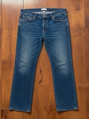 Abercrombie & Fitch Men's Straight Leg Blue Jeans
